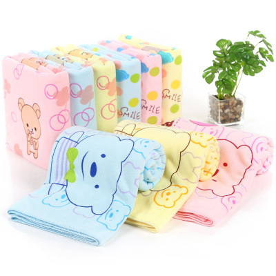 70*140cm microfiber cartoon baby children bath towel