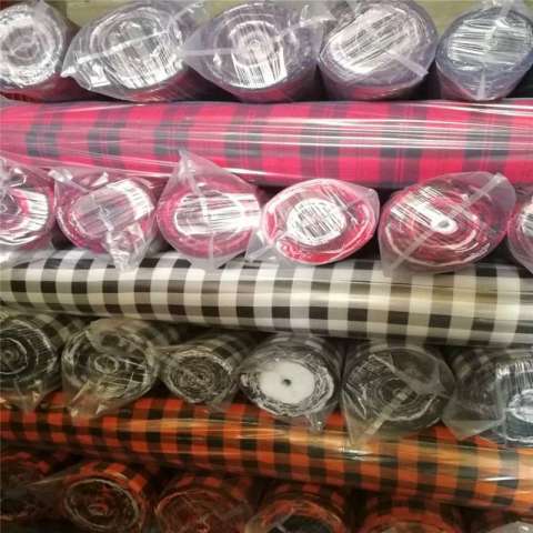 100%Cotton Check Fabric Stock